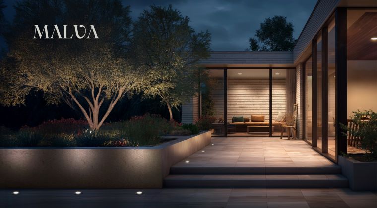 Malva de Novolux: versatilidad total en empotrables de suelo para exterior