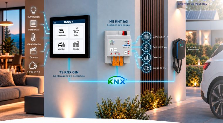 DINUY incorpora dos nuevas soluciones KNX para el control y la gestión energética