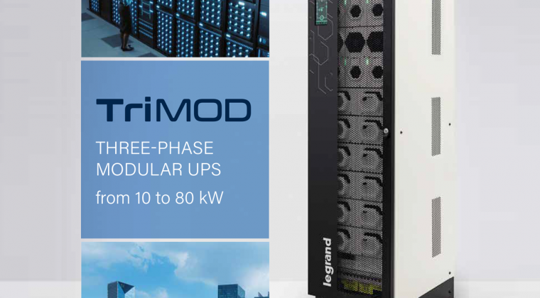  UPS modular trifásico de 10 a 80 kW TriMOD de Legrand