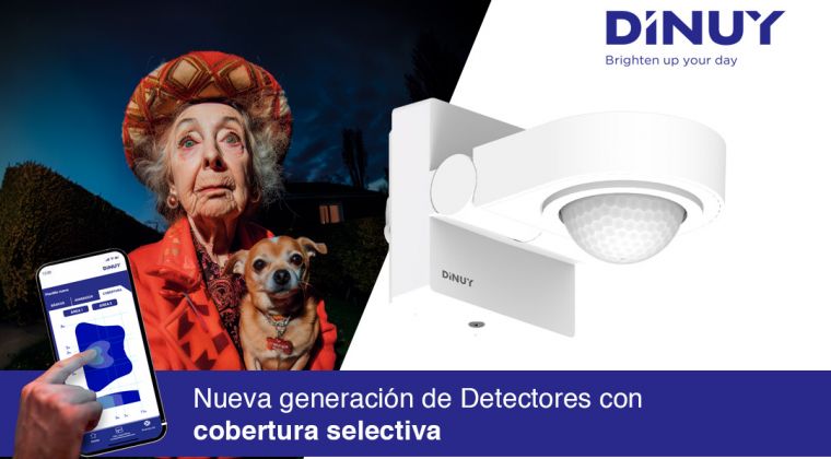 DINUY lanza su nueva gama de detectores con cobertura selectiva, la mayor  innovación en la configuración de la cobertura. 