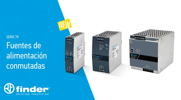 Finder presenta los nuevos modelos de fuentes de alimentación industriales Serie 78 para entornos de alta exigencia