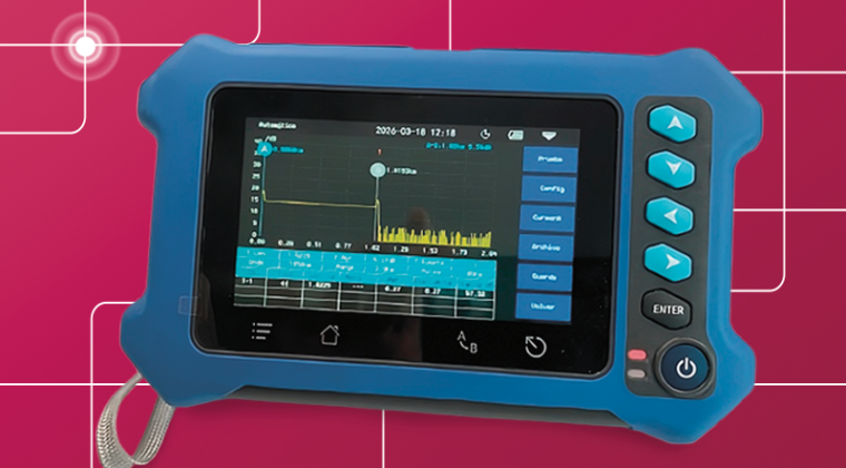  Mini OTDR, cuatro funciones de medición de fibra óptica en un solo equipo