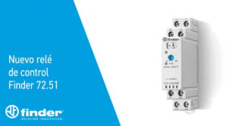 Nuevo relé Finder 72.51 para el control de líquidos conductivos  