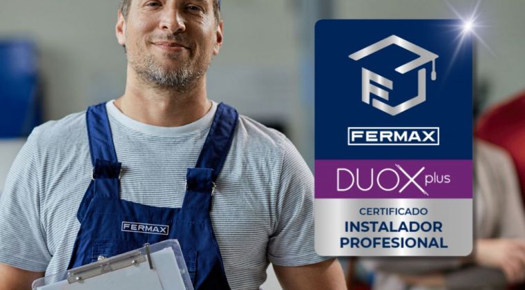  Fermax lanza un programa oficial para certificar la experiencia técnica de los instaladores en su sistema DUOX PLUS