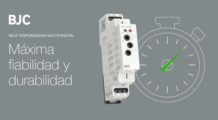 BJC presenta el nuevo temporizador multifunción TM-116-UNI 