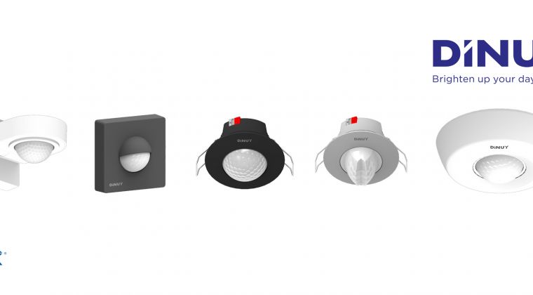 DINUY presenta sus nuevos Detectores de Movimiento y Presencia KNX