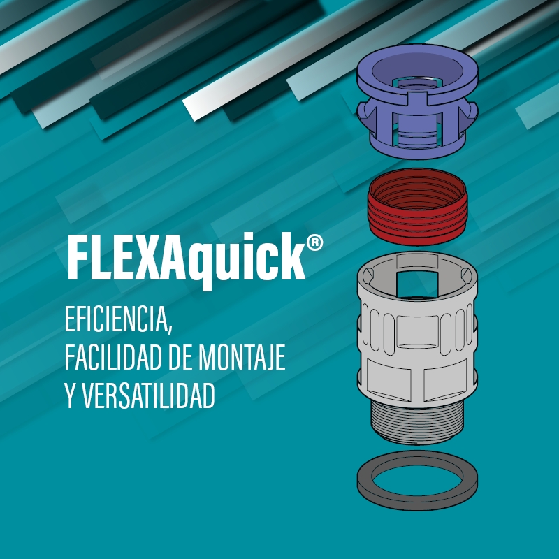 Sistema FLEXAquick®: eficiencia, facilidad de montaje y versatilidad Sistema FLEXAquick®: eficiencia, facilidad de montaje y versatilidad