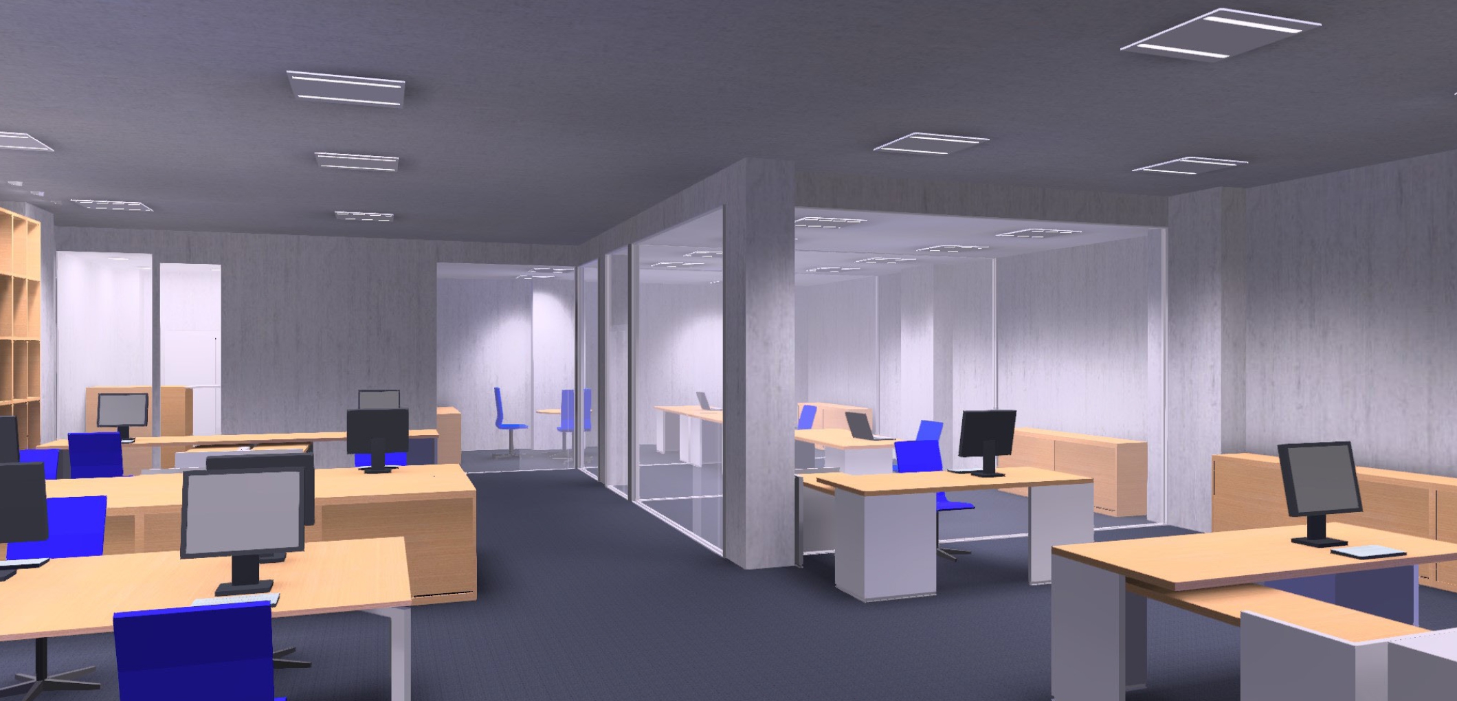 Stania: un nuevo concepto de iluminación para oficinas - Vía Grupo Prilux