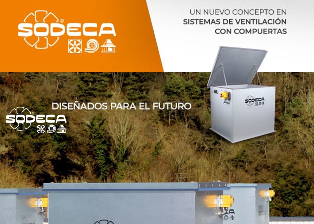 Sodeca presenta un nuevo concepto en sistemas de ventilacón con compuertas