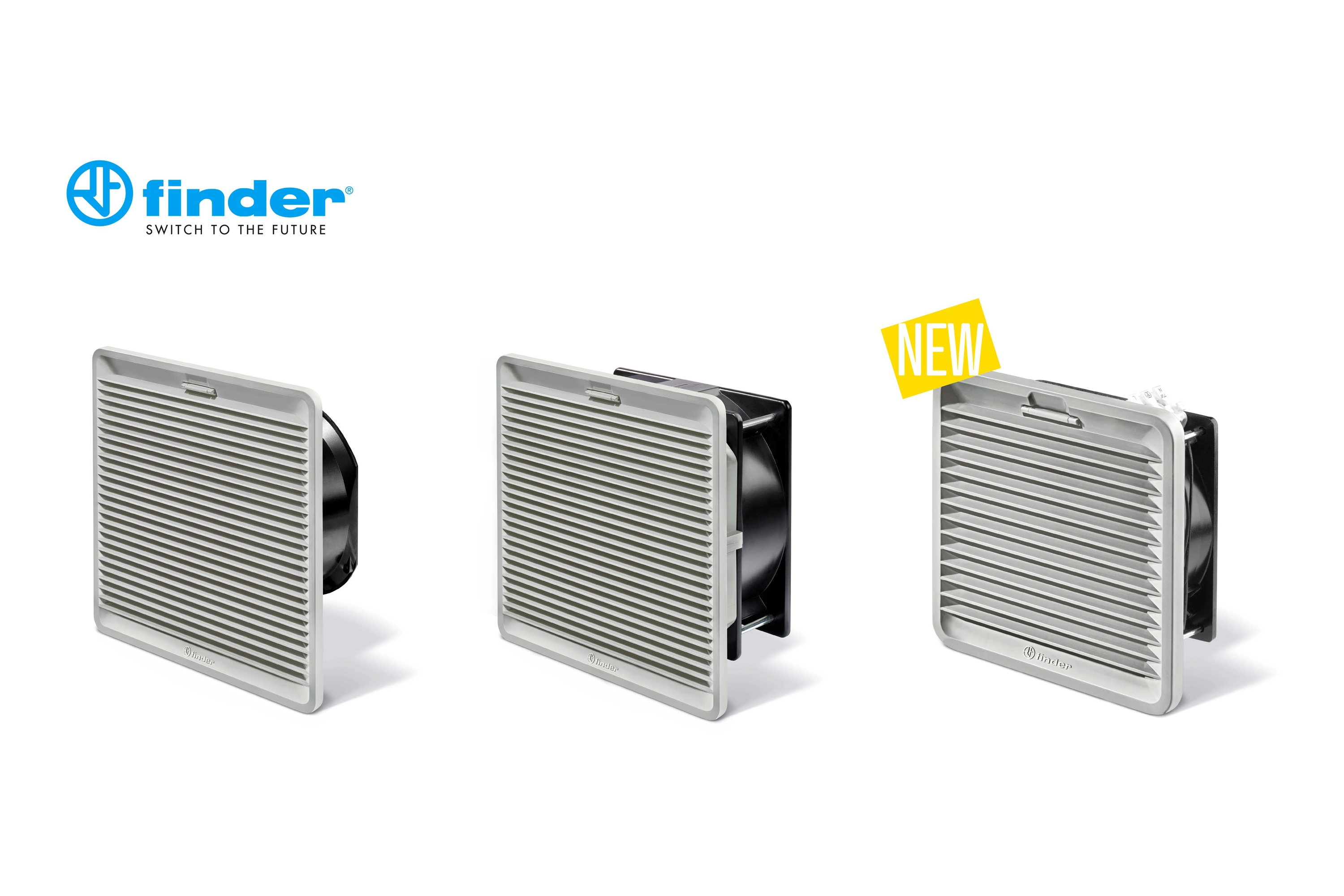 Finder presenta la nueva gama de ventiladores y filtros de salida para exterior 