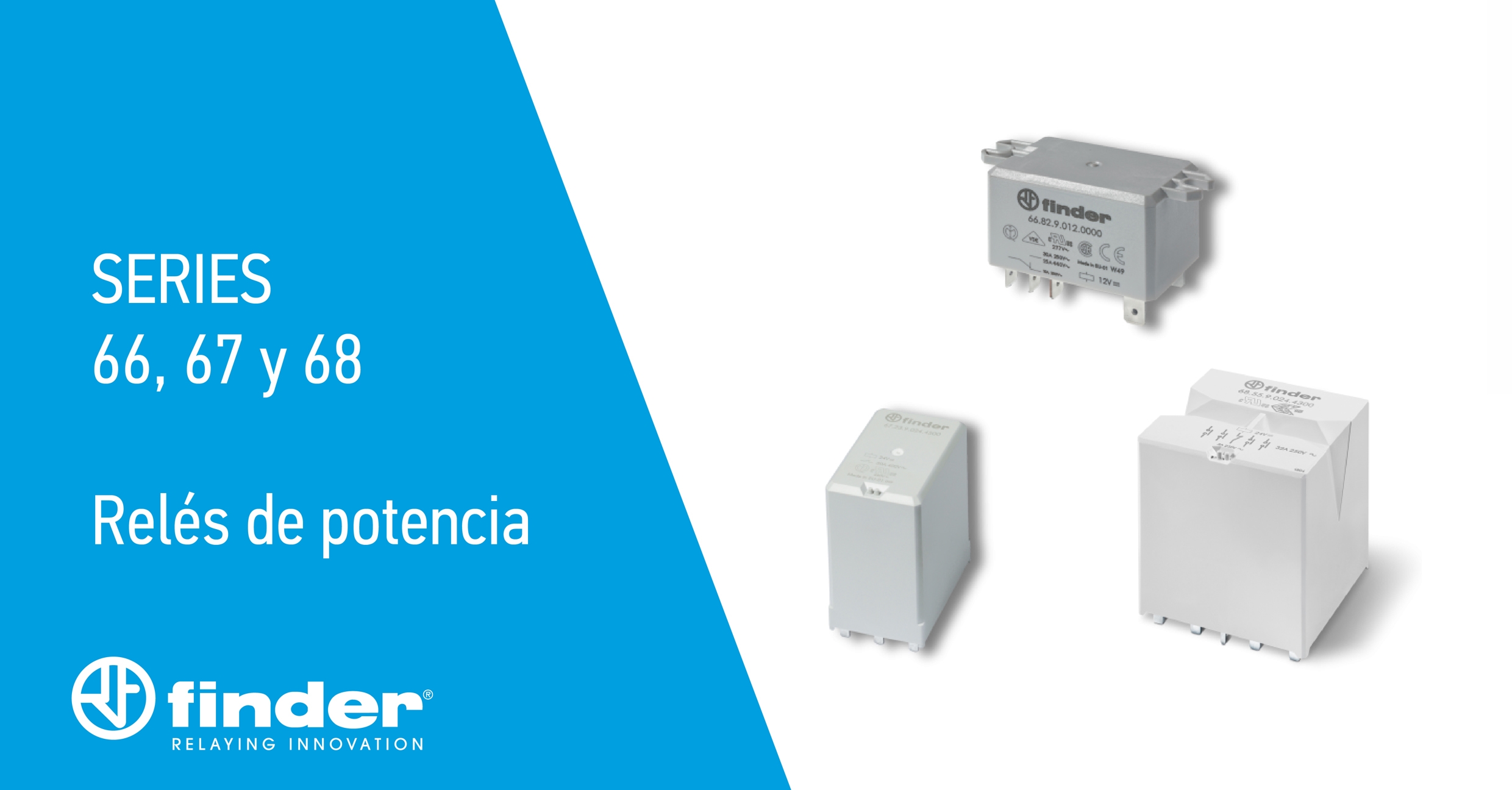 Relés de potencia Finder: alto rendimiento y fiabilidad para entornos exigentes 