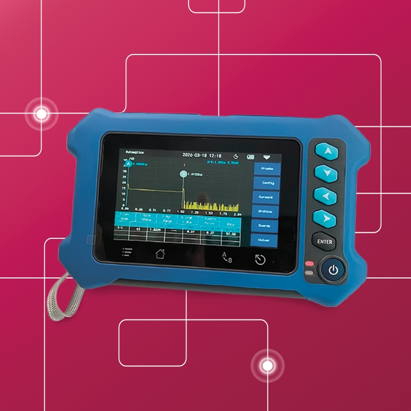  Mini OTDR, cuatro funciones de medición de fibra óptica en un solo equipo