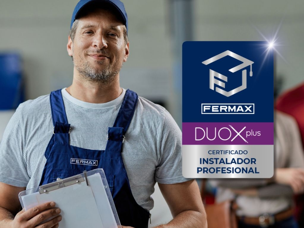  Fermax lanza un programa oficial para certificar la experiencia técnica de los instaladores en su sistema DUOX PLUS