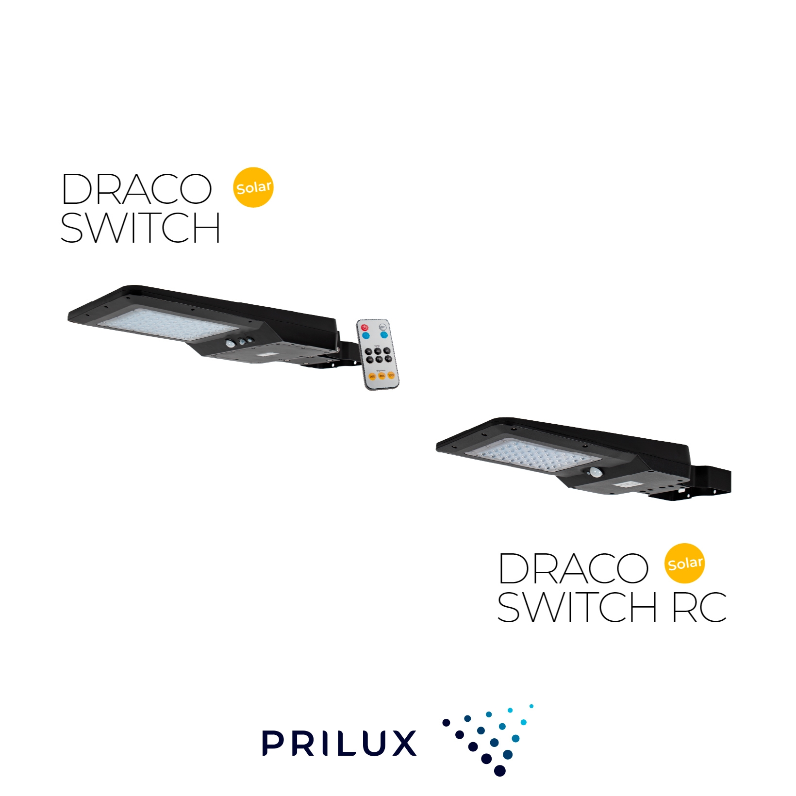 PRILUX amplía la familia DRACO con nuevas soluciones solares autónomas: DRACO SWITCH y DRACO SWITCH RC