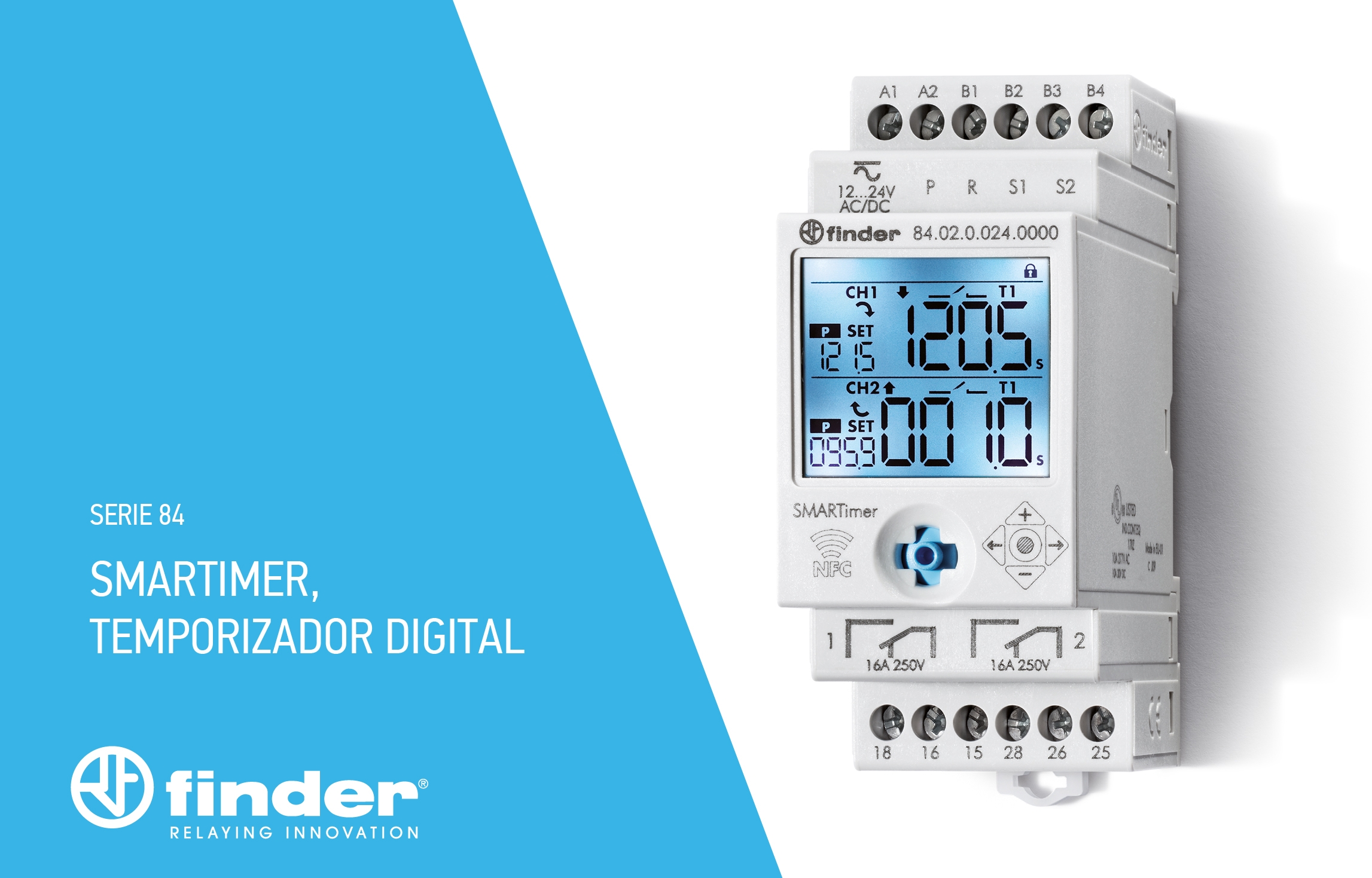 SMARTimer Serie 84: el temporizador multifunción más preciso de Finder 