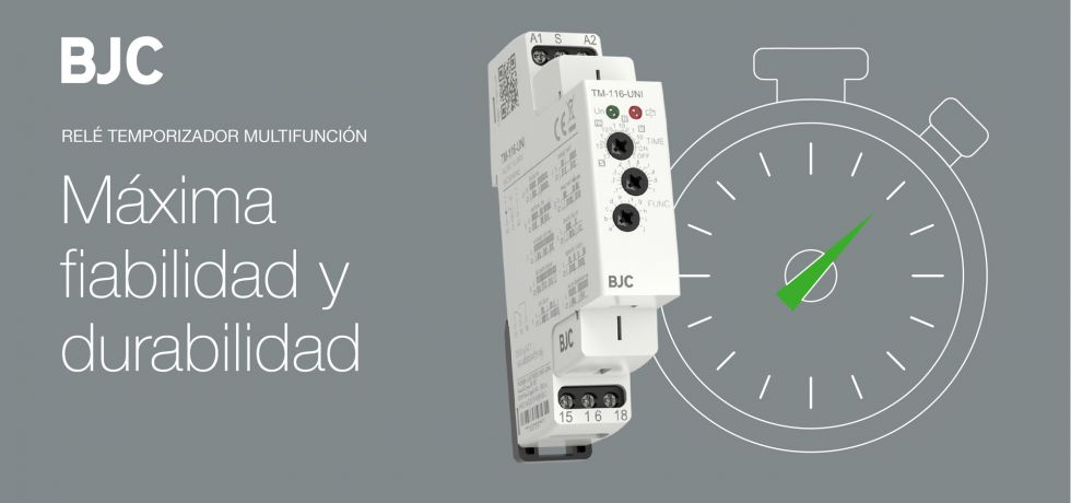BJC presenta el nuevo temporizador multifunción TM-116-UNI 