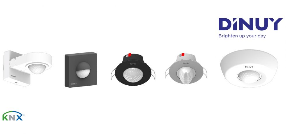 DINUY presenta sus nuevos Detectores de Movimiento y Presencia KNX
