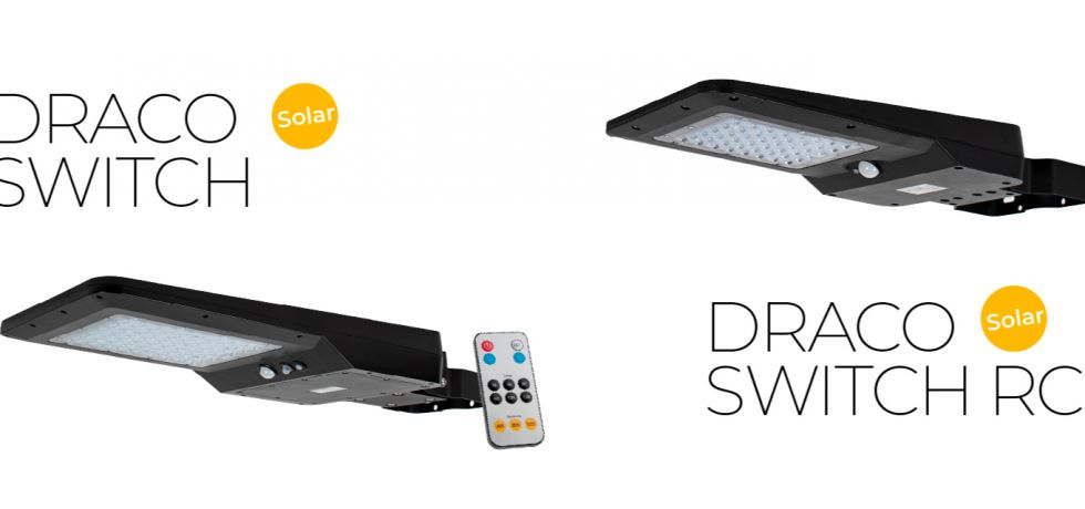 PRILUX amplía la familia DRACO con nuevas soluciones solares autónomas: DRACO SWITCH y DRACO SWITCH RC