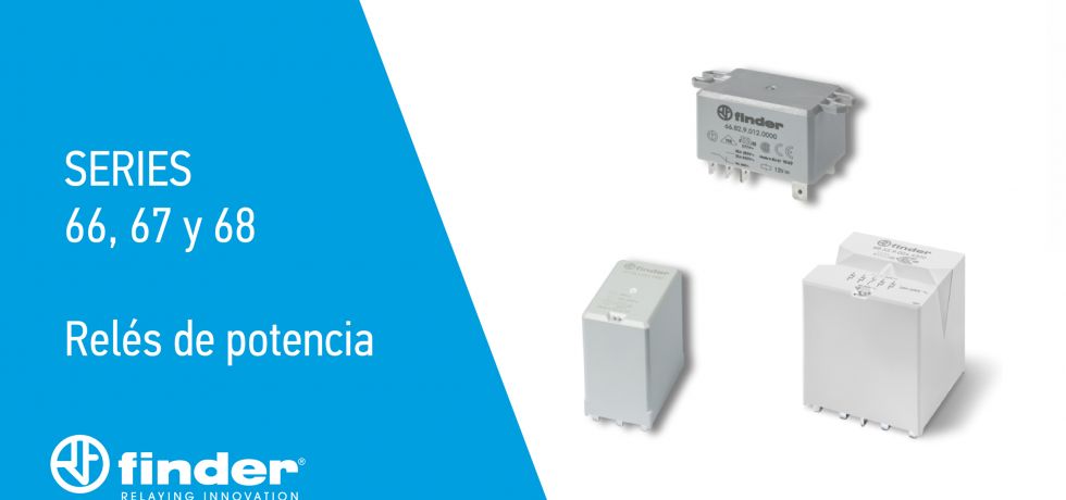 Relés de potencia Finder: alto rendimiento y fiabilidad para entornos exigentes 