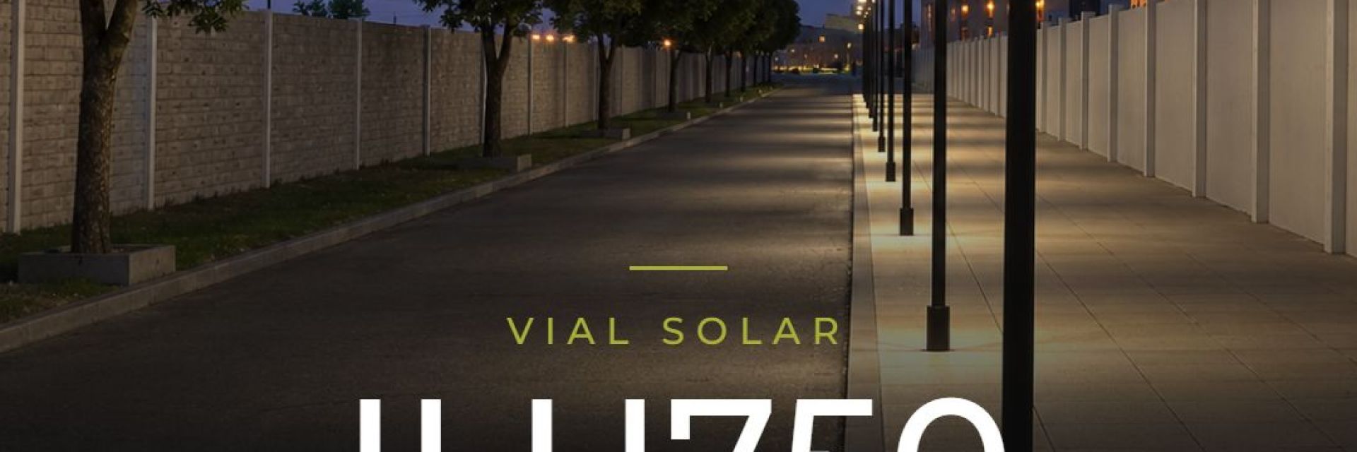 Luminaria vial solar de 4800 lm de Ilumax