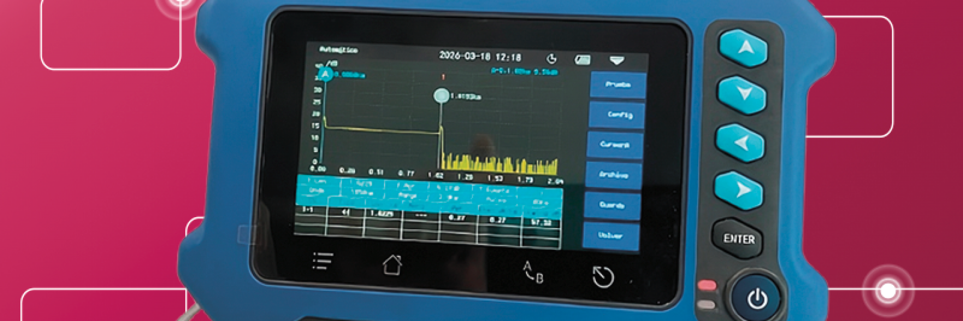  Mini OTDR, cuatro funciones de medición de fibra óptica en un solo equipo