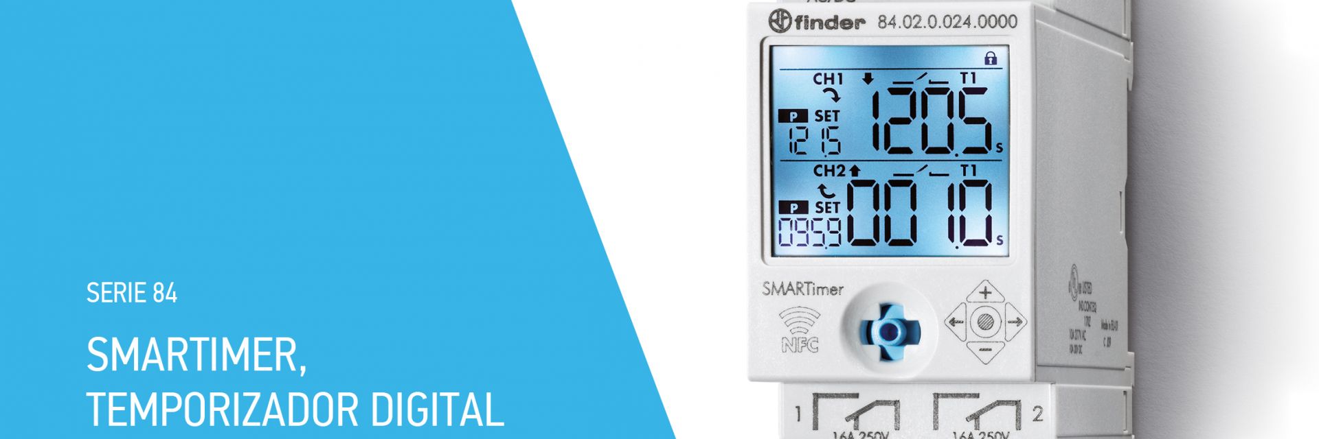 SMARTimer Serie 84: el temporizador multifunción más preciso de Finder 
