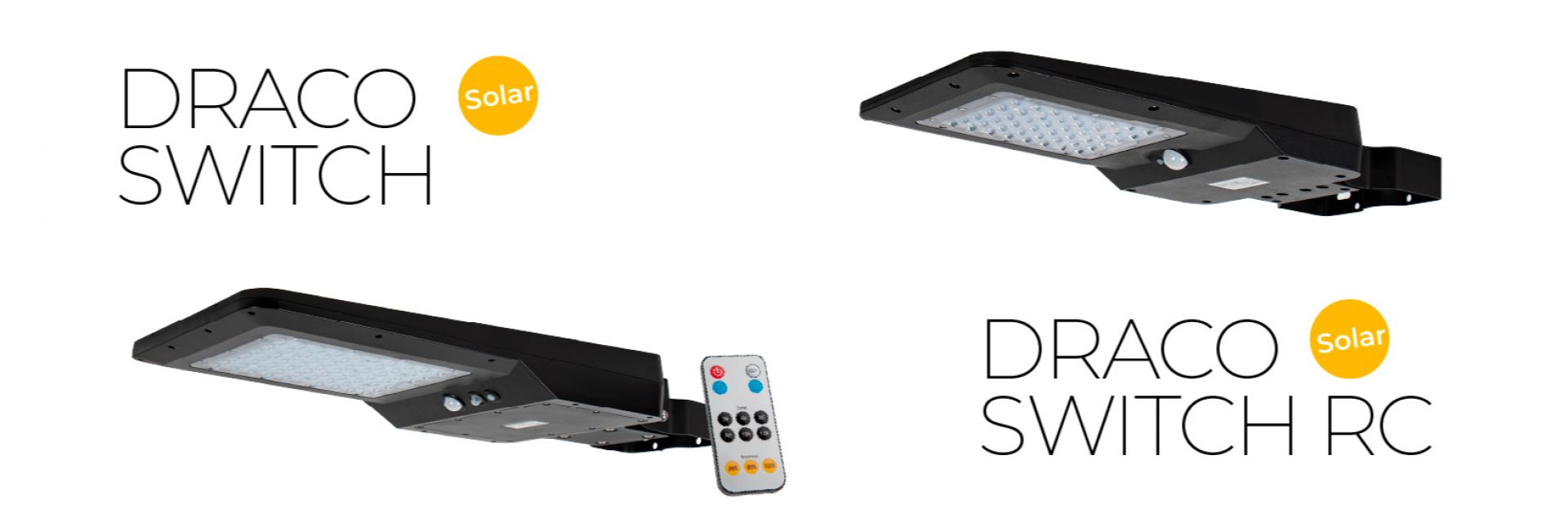 PRILUX amplía la familia DRACO con nuevas soluciones solares autónomas: DRACO SWITCH y DRACO SWITCH RC